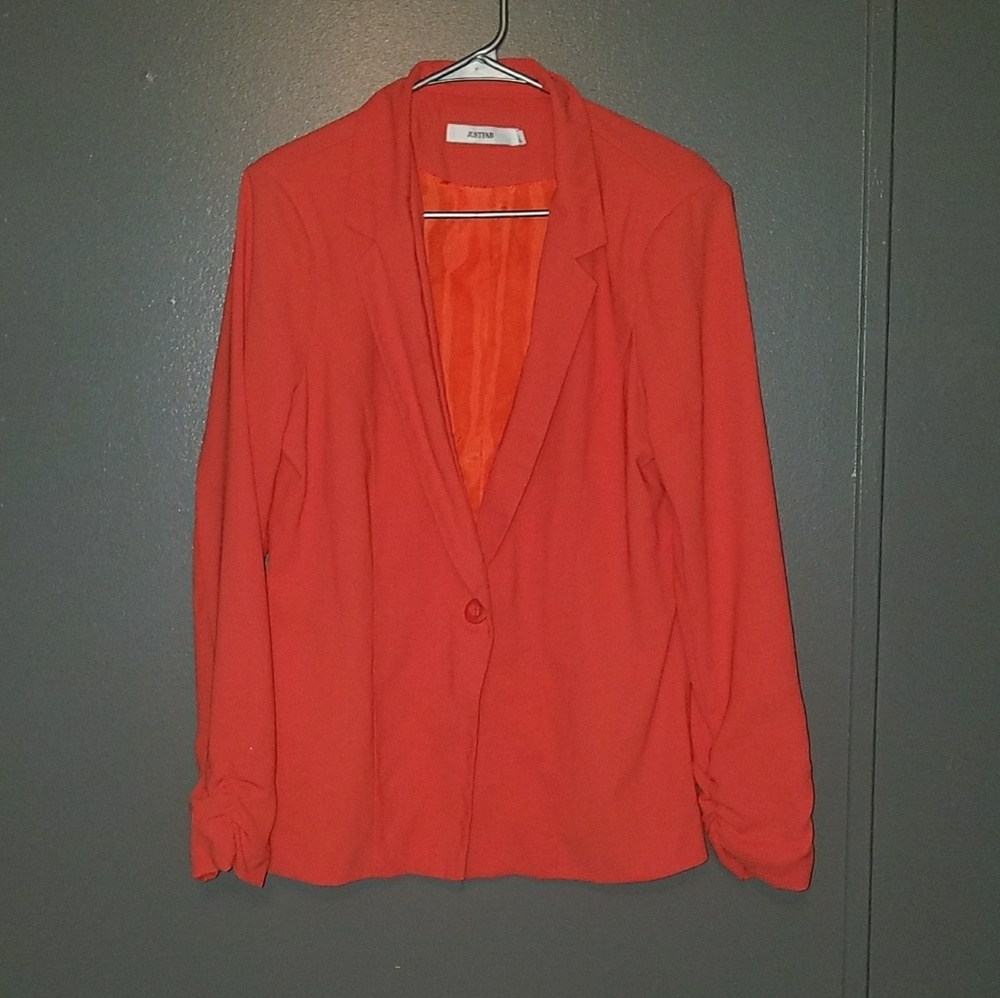 Coral/orange Blazer